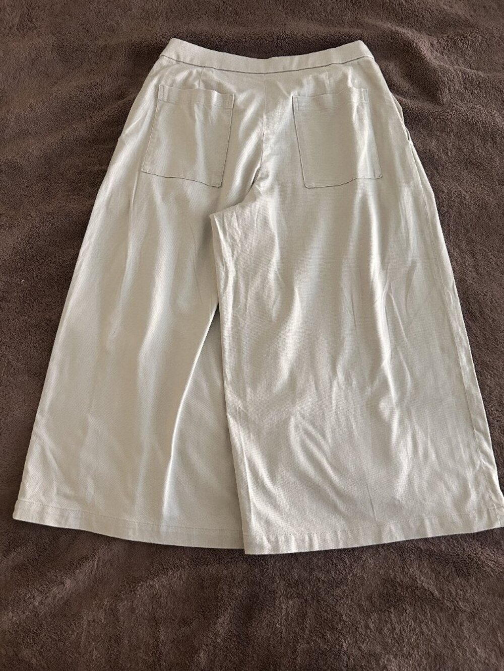 Uniqlo, Cotton Culottes,  Beige , Size Small